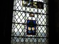 Stained glass window in Tower of London