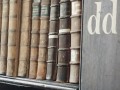 A few of the books on the shelves