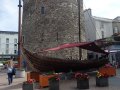 Viking ship model outside Reginald’s Tower